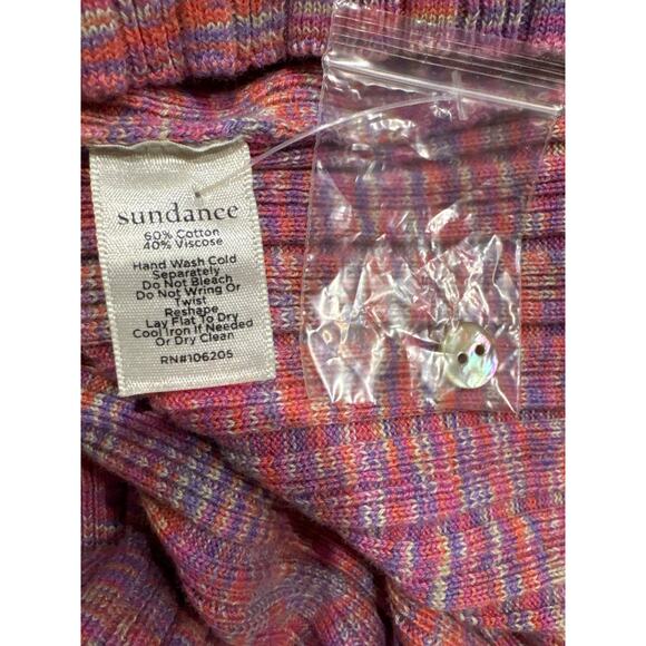 Sundance Legends 3/4 Sleeve Pink Spacedye Top, Medium - Picture 7 of 7